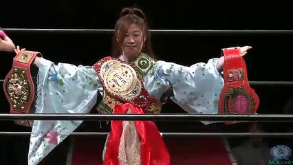 {Ice Ribbon} Tsukasa Fujimoto, Maruko Nagasaki & Tsukushi Vs.  Akane Fujita, Maya Yukihi, Mochi Miyagi (12/28/15)