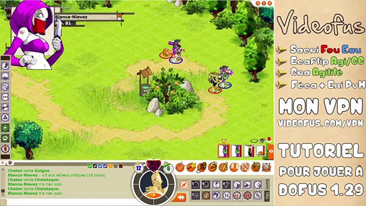 Dofus 1.29 Eratz - 2 Traques avec Ecaflip, VS Sram et Xélor ! + arnaque