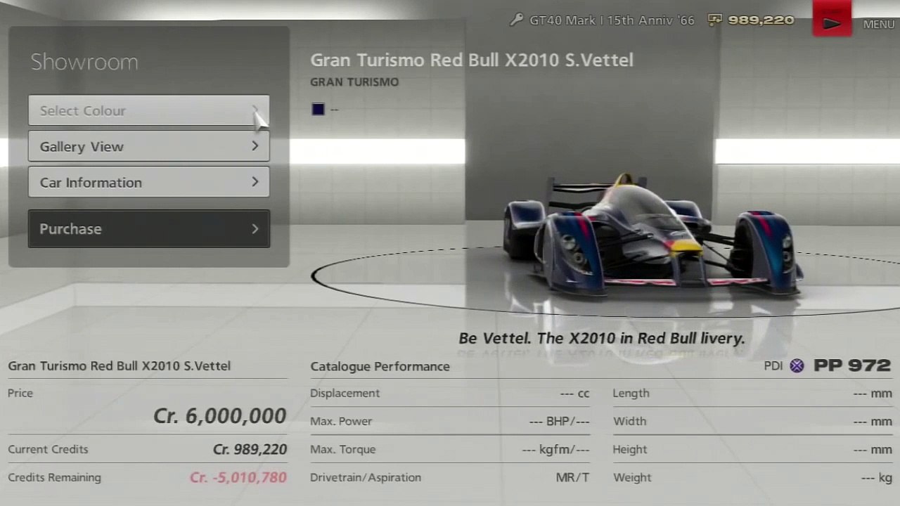 Gran Turismo 6 All Cars - Gran Turismo Special Cars