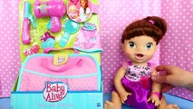 BABY ALIVE Salon Chic Vanity Play Set Hair Styling Doll with My Baby All Gone Doll by Disn