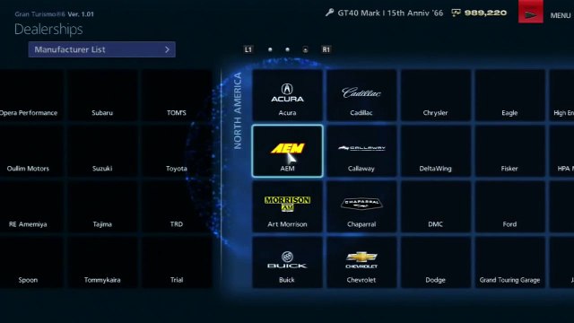 Gran Turismo 6 All Cars - Cadillac