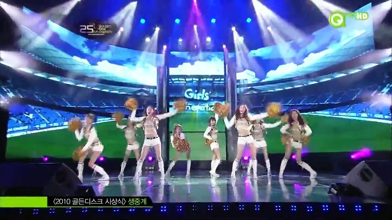 【HD Live】少女時代SNSD - Oh! & Run Devil Run (金唱片頒獎典禮) (101209)