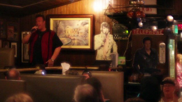 Scott Michael sings 'Working On A Building' Marlowes Elvis Week 2014