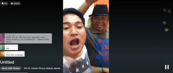 Live Periscope l Keseruan Tante Merry Di Ruang Make Up Artis