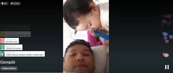 Live Periscope l Lucunya Gempita Lagi Bercanda Sama Papa Gading Marten