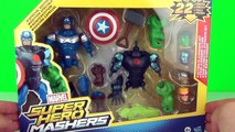 Marvel Ultimate Avengers Super Hero Mashers Playset Toy Review Unboxing Hasbro Toys