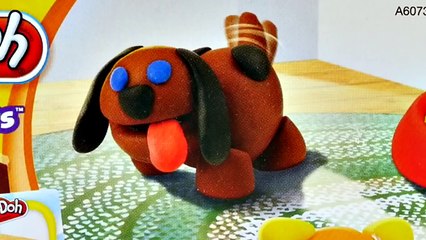 Play Doh Making Puppies How To Make Playdough Puppy Dog Cachorros Plastilina DCTC