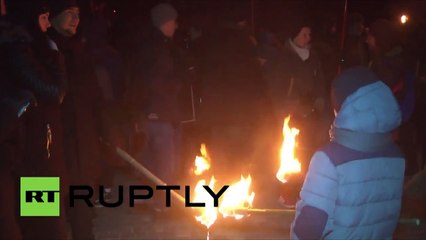 Des milliers de partisans du collaborateur nazi Stepan Bandera rassemblés à Odessa