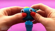 橡皮泥 Play Doh Ice Cream Cone Surprise Colors Balls with Peppa Pig Frozen Toys Peppa Pig
