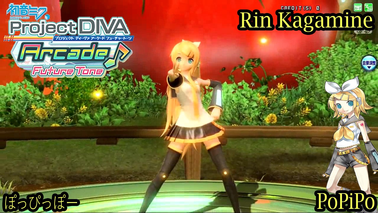 Project Diva- Arcade Future Tone- Rin Kagamine- PoPiPo (HD)