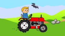 Traktorek -animacja dla dzieci Tractor Bajki dla dzieci.