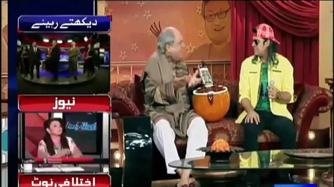 Azizi as Singer 'Classical Ustad vs Young Rockstar' Hasb e Haal