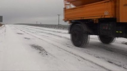 Trakya'da Kar Yağışı Etkili Oluyor