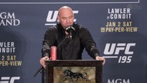 Dana White gives his thoughts on an immediate rematch