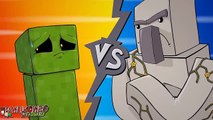 EPIC MINEQUEST 4 | Creeper VS Iron Golem by Sam Green Media (Dubbing PL)