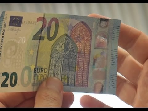 Napoli - La nuova banconota da 20 euro presentata alla Banca d'Italia (14.11.15)