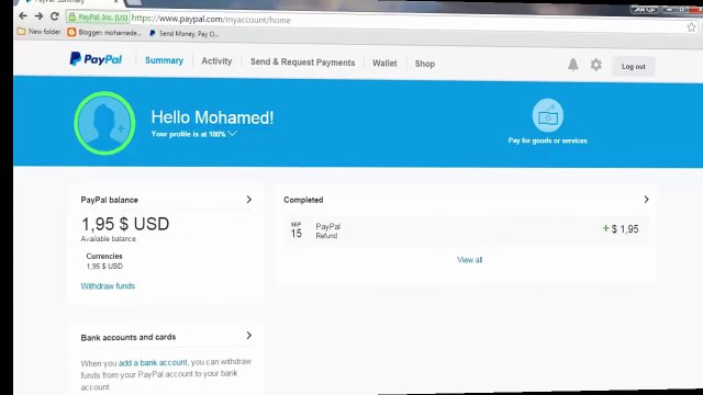 طريقة إضافة عملة جديدة إلى حسابك علي الباي بال