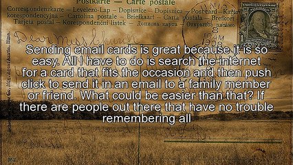 Good Reasons To Send Email Cards Instead