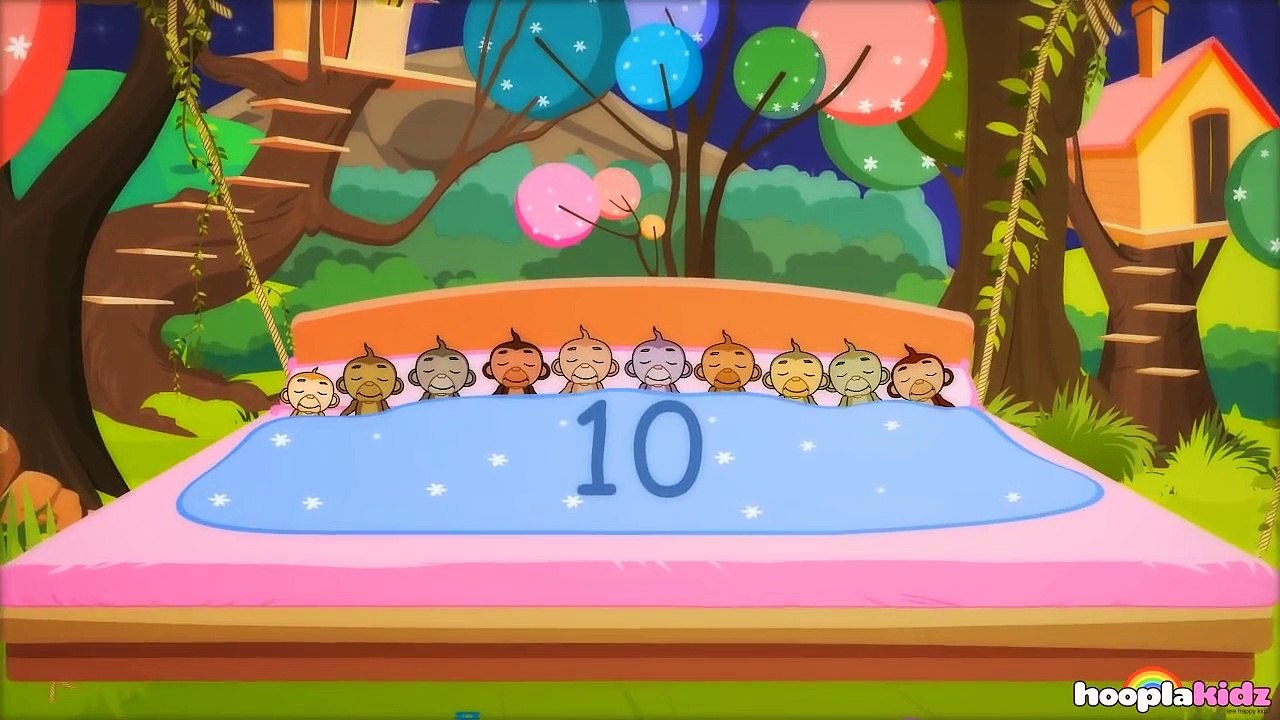 Ten In The Bed | Nursery Rhymes | Fun Nursery Rhymes by Hooplakidz