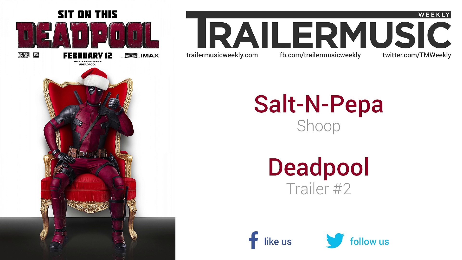 Deadpool - Trailer #2 Music #1 (Salt-N-Pepa - Shoop) - video Dailymotion