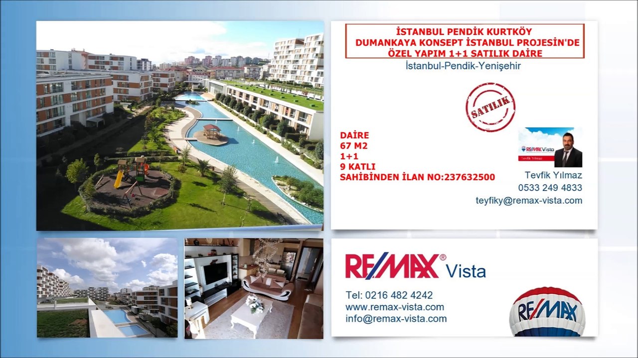İSTANBUL PENDİK KURTKÖY REMAX YELİZ AKGÜL / TEVFİK YILMAZ OCAK 2016 GÜNCEL PORTFÖYLER
