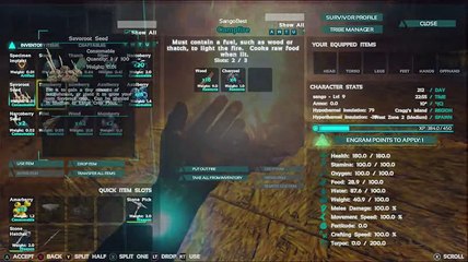ARK survival evolved XBOX ONE france tuto sur le menu