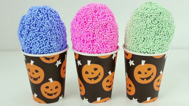 Halloween Cups Surprise Eggs Huevos Sorpresa Play Foam Eggs Peppa pig Barbie