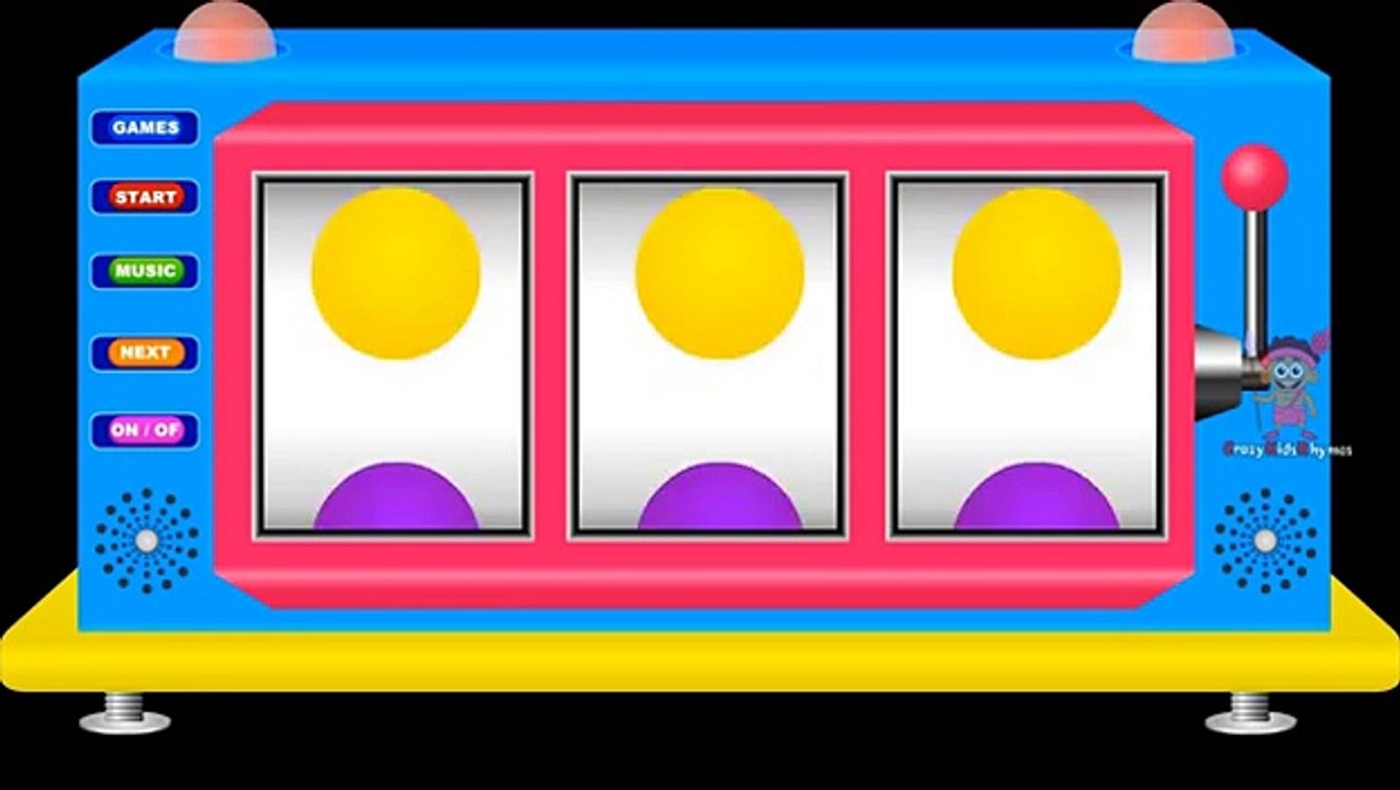 Colors for Toddlers _ Colors for Nursery Babies with Ball Game Slot Machine _ Kids Learning Videos