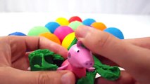LEARN COLORS for Children w_ Play Doh Surprise Eggs Peppa Pig Batman Cars HULK Toys Playdough 4 Kids