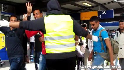Syrian Refugees Arrive in Munich Germany Saturday 5th September 2015 A Kiwis perspective..