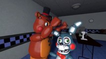 Five Nights at Freddys Animation: Toy Freddy vs Toy Bonnie