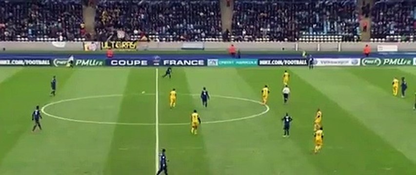 Zlatan Ibrahimovic Fantastic Chance - Wasquehal v. PSG 03.01.2016 HD