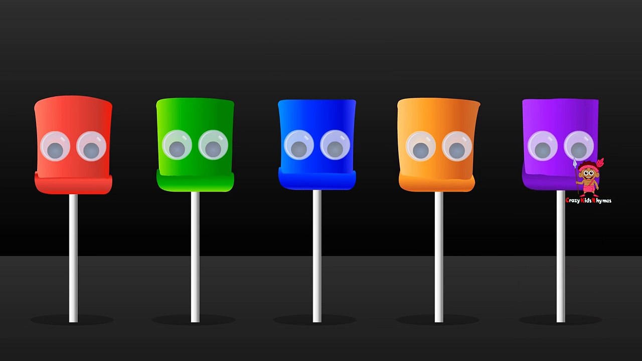 Colors for Children to Learn with Lollipop Colours for Kids to Learn Kids Learning Videos