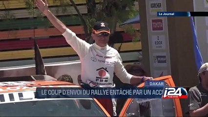 Le coup d'envoi du rallye de Dakar entâché par un accident