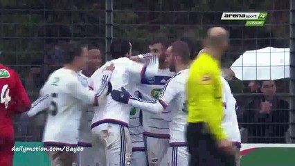 Rachid Ghezzal Goal HD - Limoges 0-5 Lyon - 03-01-2016 Coupe de France