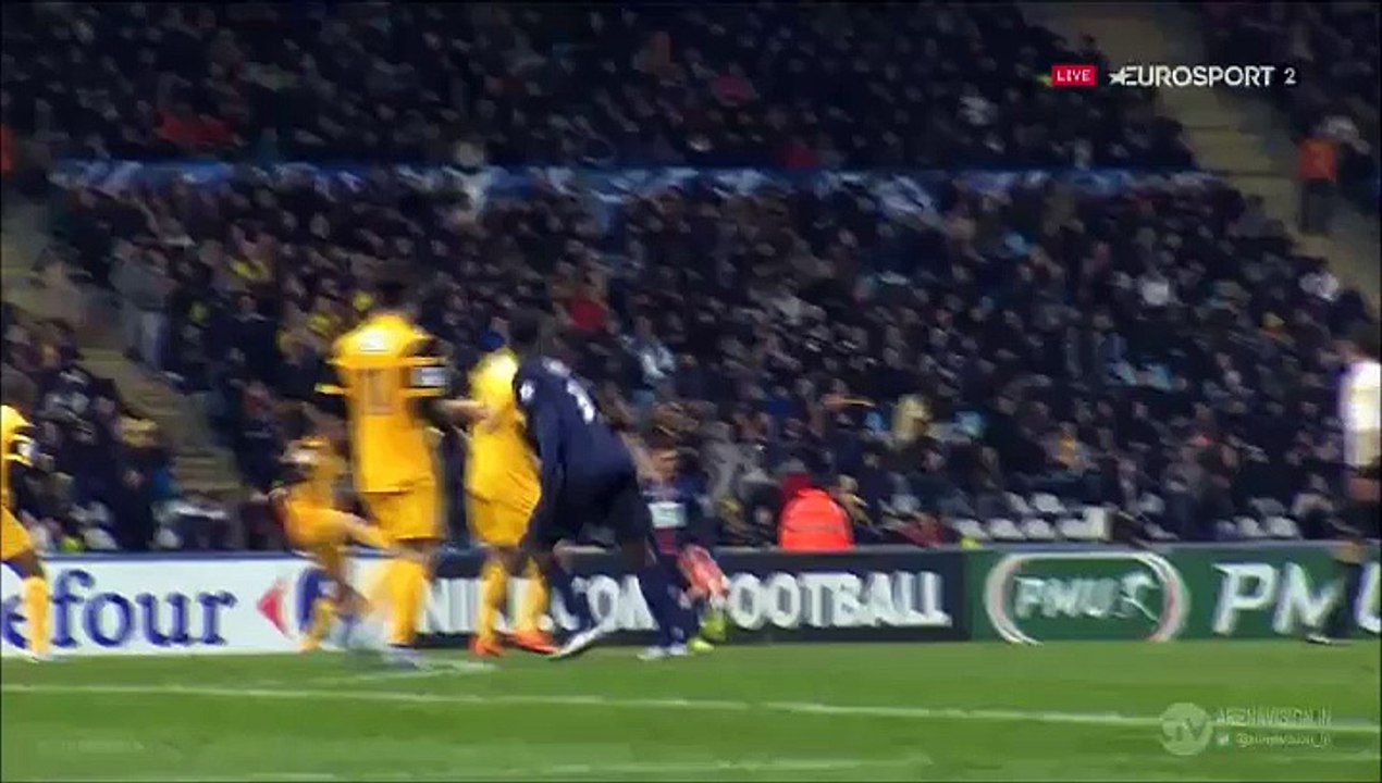 0-1 Zlatan Ibrahimović Goal France Coupe de France Round 9 - 03.01.2016, ES Wasquehal 0-1 Paris St. Germain