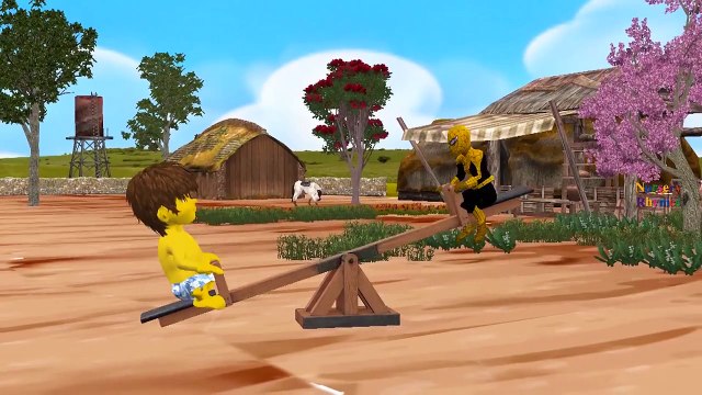 Yellow Hulk Vs Yellow Spiderman Cartoons Singing Finger Family Nursery Rhymes For Children