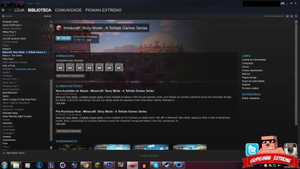 COMO DEIXAR O MINECRAFT STORY MODE EM PORTUGUES (TUTORIAL)