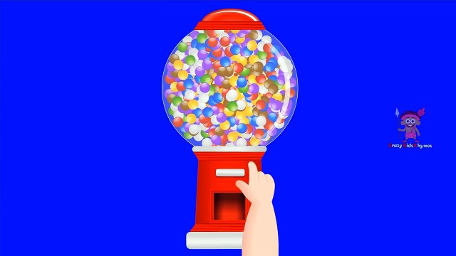 Colors and Shapes for Children to Learn with Gumball Machine Kids Learning Videos
