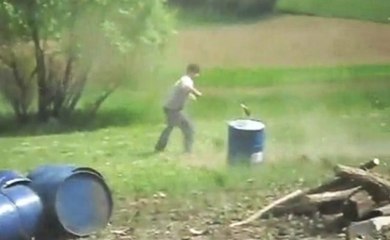 Rednecks Turn Barrels Into Rockets