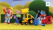 Bob The Builder Cartoon Finger Family Songs | Cartoon Animation Nursery Rhymes For Childre