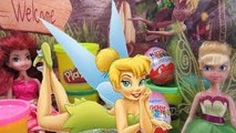 Tinker Bell Kinder Surprise Eggs Opening, Tinkerbell Rosetta Periwinkle Disney Fairies egg