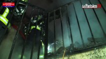 Violent incendie à Champigny : 50  pompiers luttent avec les flammes