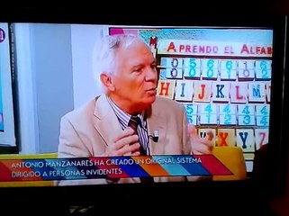 PRESENTACIÓN DEL NUEVO ALFABETO "MANZ" EN LA 101 TV