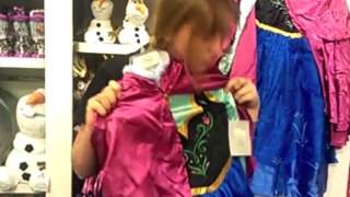 frozen anna's dress FROZEN Toys Hit The Disney Store (Frozen Friday 2) frozen elsa