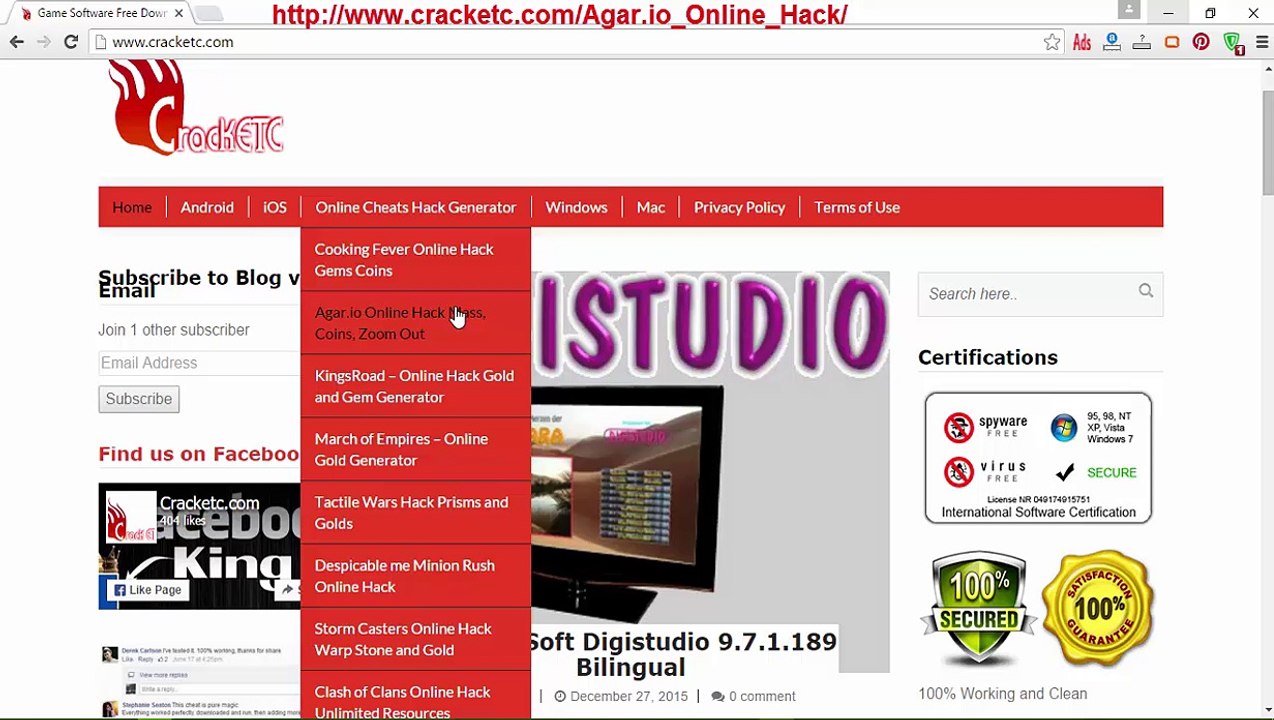 Agar.io Hack Bot
