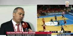 Galatasaray-Beşiktaş 92-50 |Maç sonu açıklamalar- Ekrem Memnun, Müge Erdem, Işıl Alben, Meltem Yıldızhan'ın açıklamaları