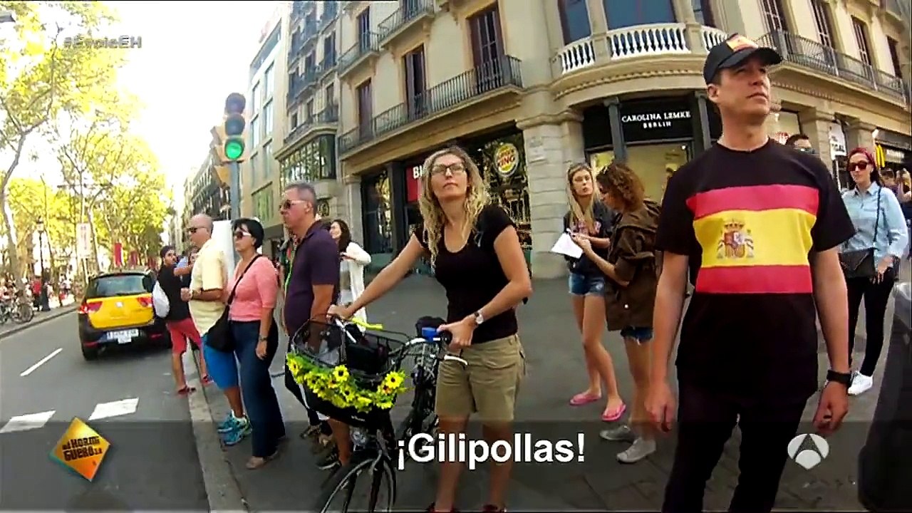 ¿Qué pasaría si en Barcelona fueras con la bandera de España y en Madrid con la estelada?