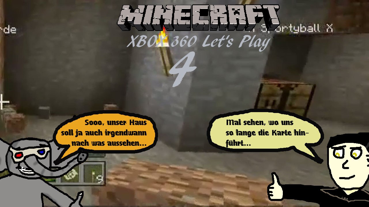 Minecraft Xbox 360 Let's Play (Let's Tropfsteinhöhle (4/?)) 4: Ausbau der Hütte