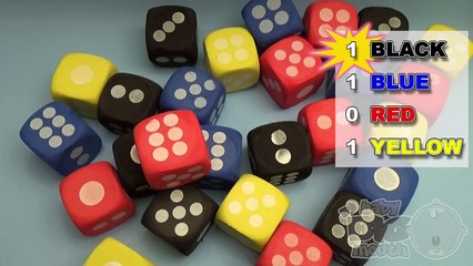Learn Colours with Giant Foam Dice! Fun Learning Contest!